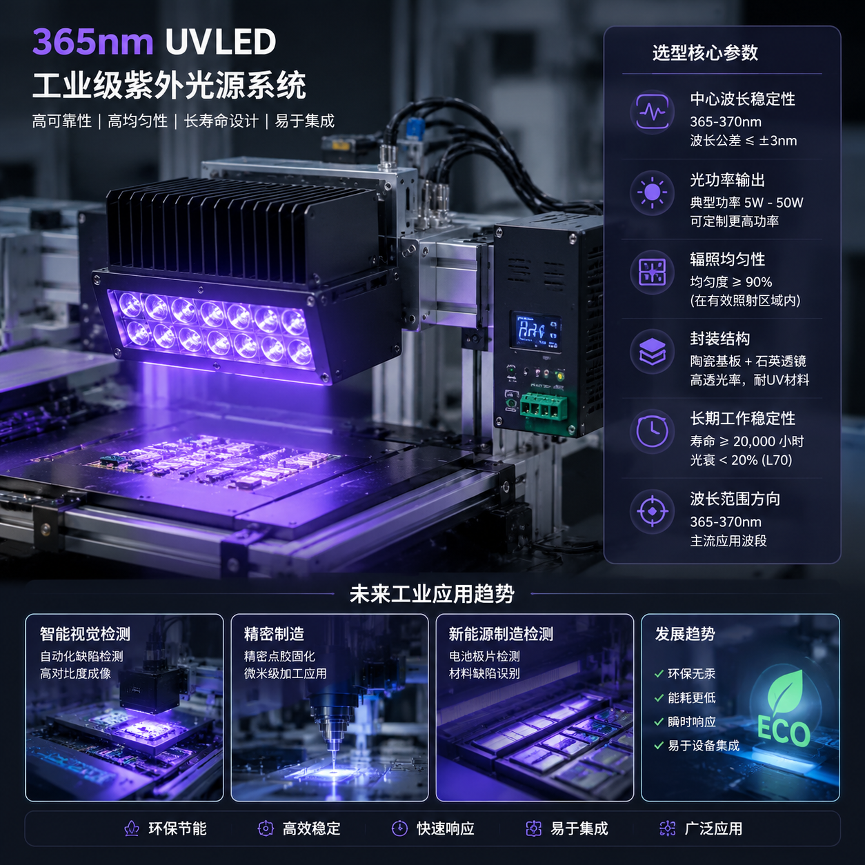 紫外365波长(365nm UV-A应用与选型指南)