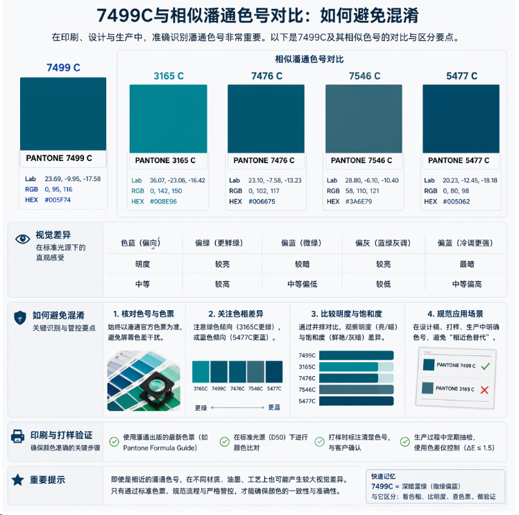 7499c色卡是什么颜色(潘通7499C色彩参数与工业应用解析)  