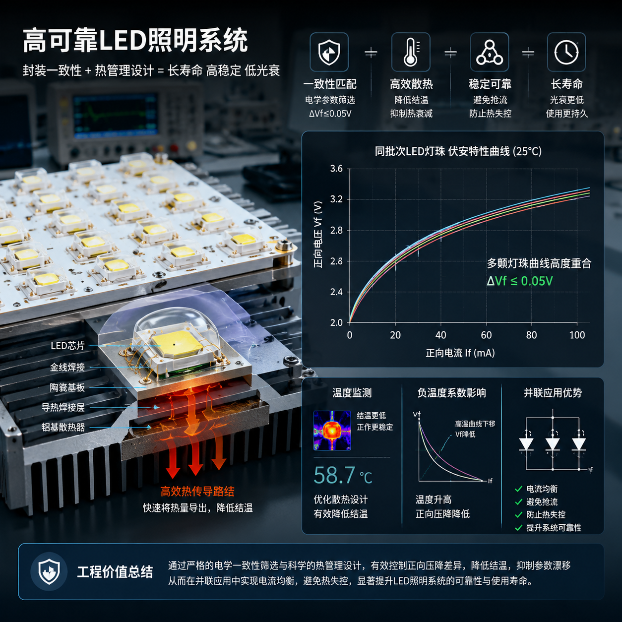 白色led的伏安特性曲线(电学原理与驱动设计选型指南)