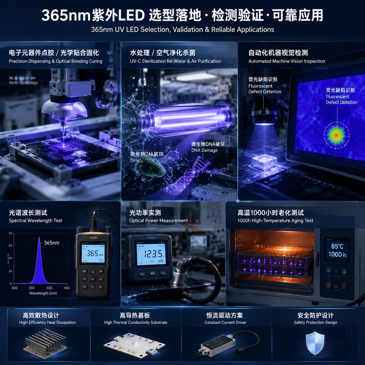 紫外led(工业固化与杀菌应用选型指南)