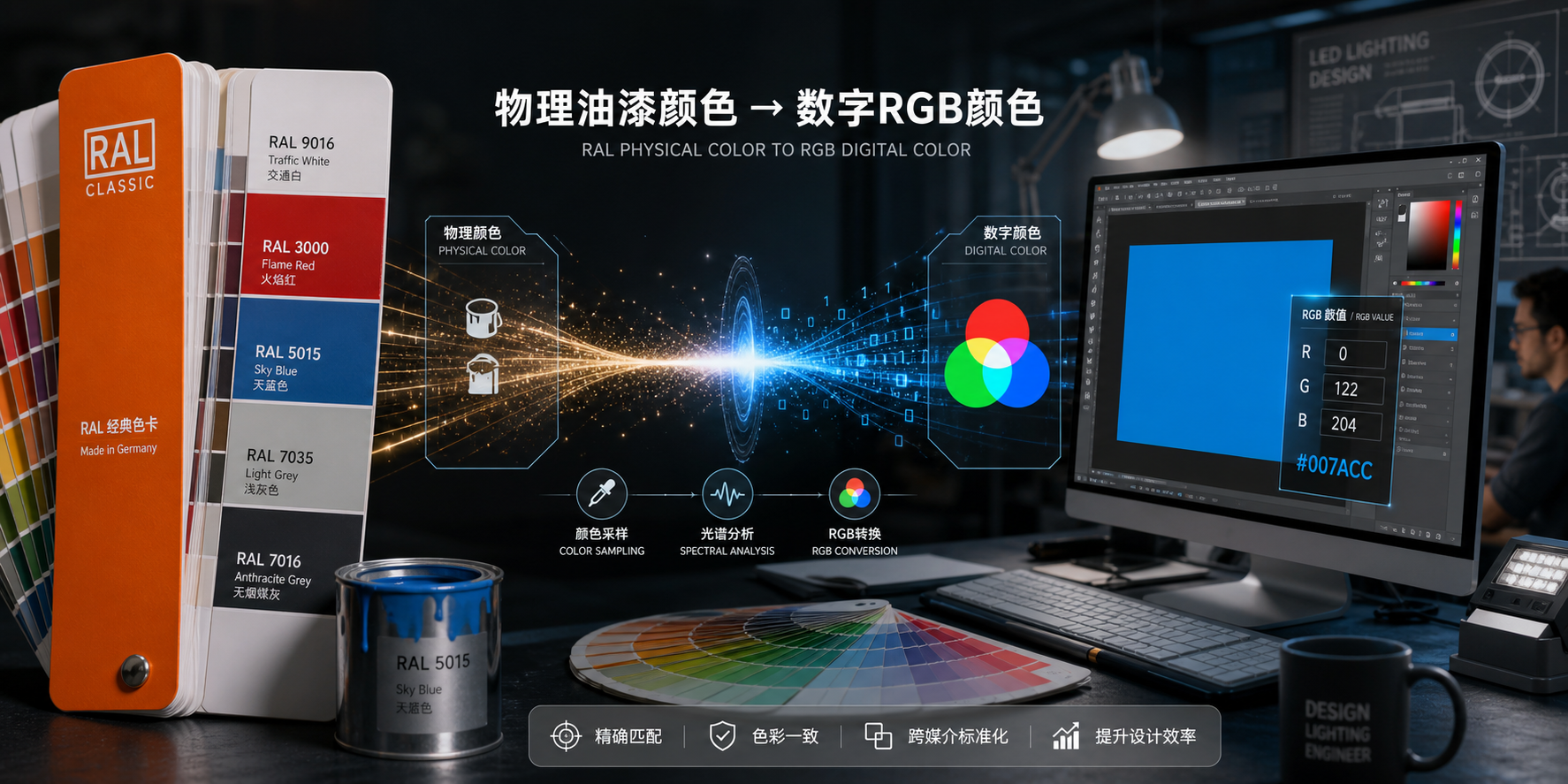 ral转rgb(ral转rgb超全对照表与多场景转换方法指南)