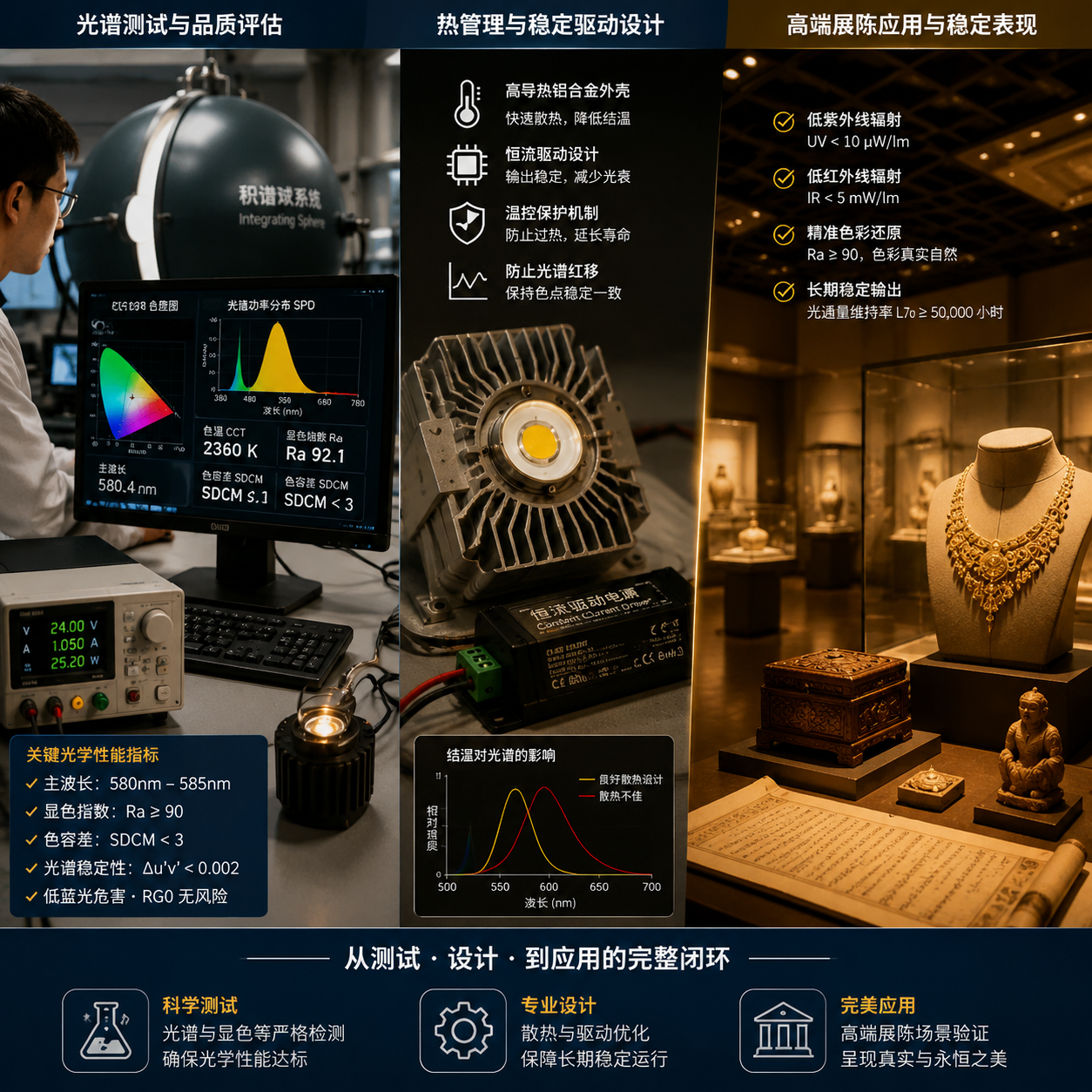 黄色7499c(工业级LED光源精准光谱匹配与应用选型指南)