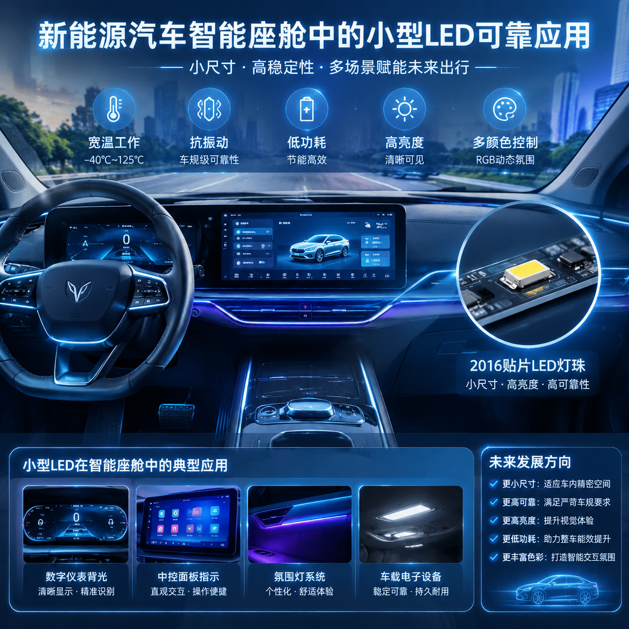2016贴片式汽车指示灯珠(汽车应用选型与维修指南)
