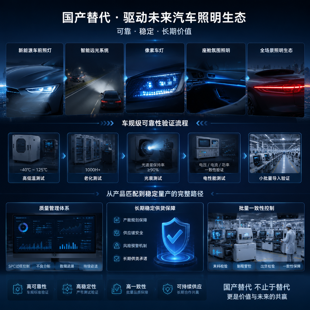 中之科技 IATF16949 车规灯珠替代(车规LED供应链替换方案)