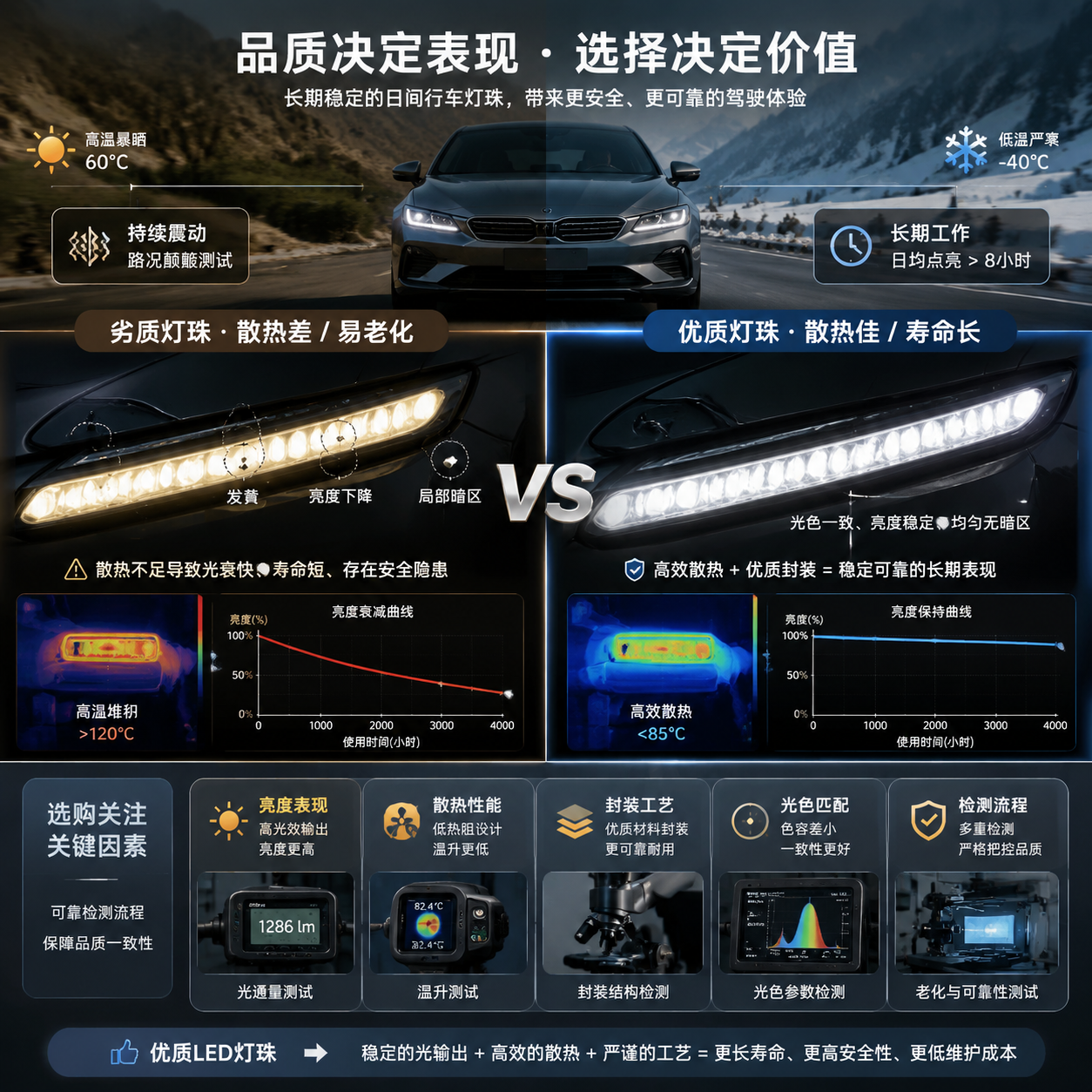 日间行车灯珠(日间行车灯珠更换选购指南)