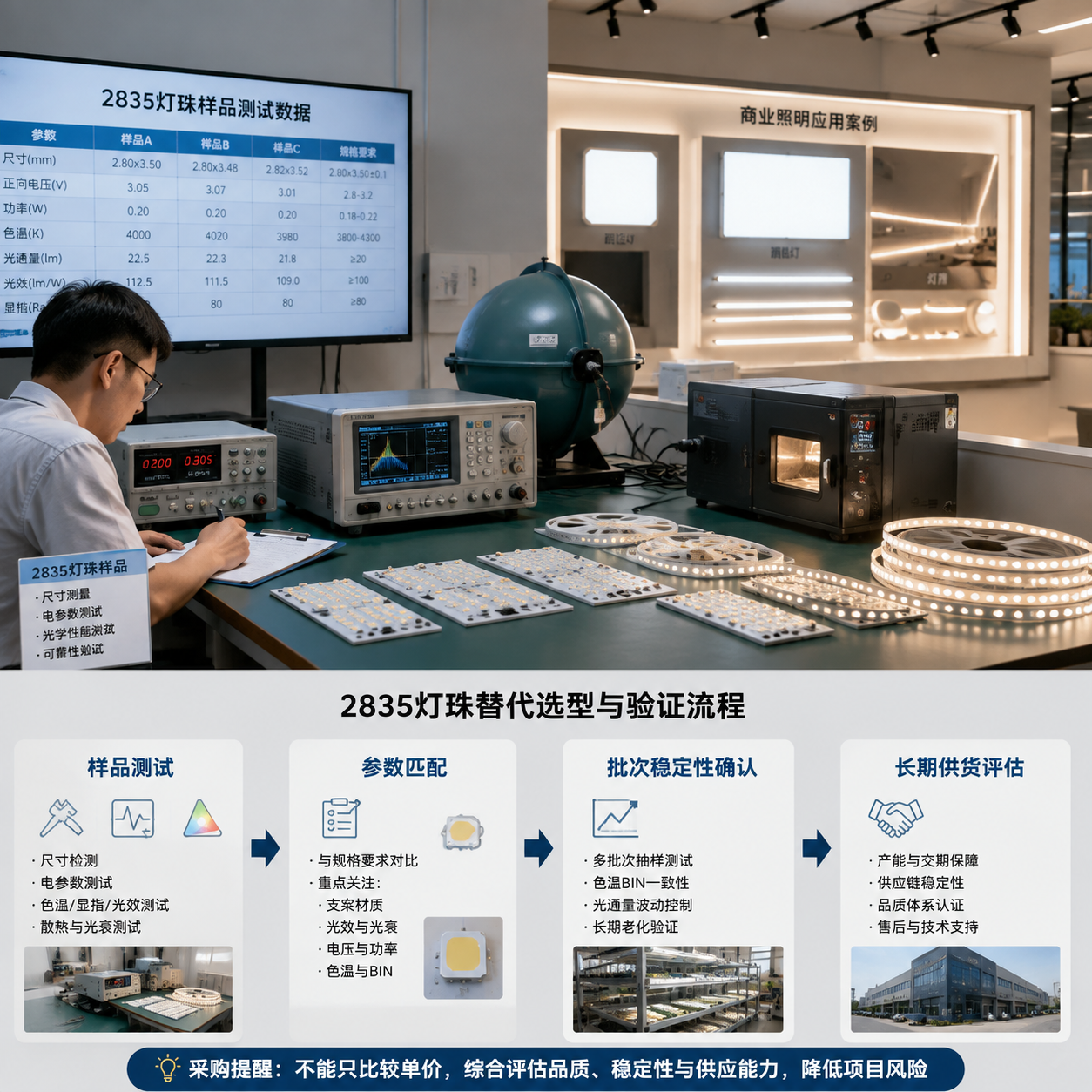 2026年8月25日最新消息：中之科技铜支架2835灯珠对标(替代选型指南)