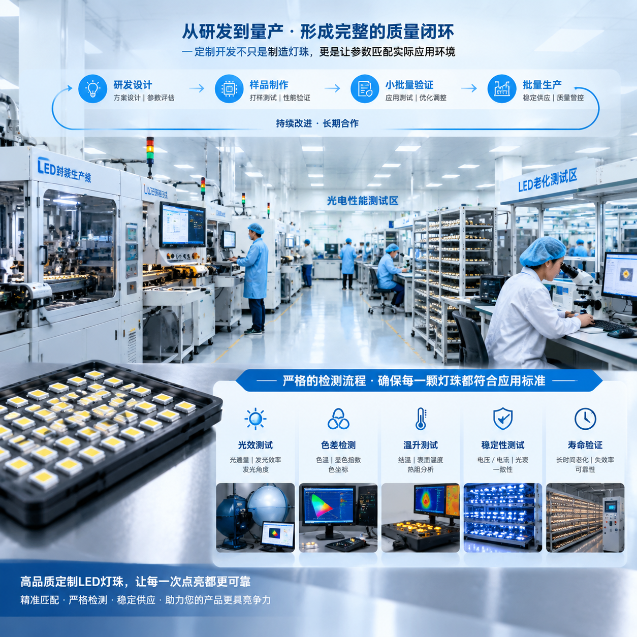 LED灯珠定制打样(定制开发流程与选型指南)