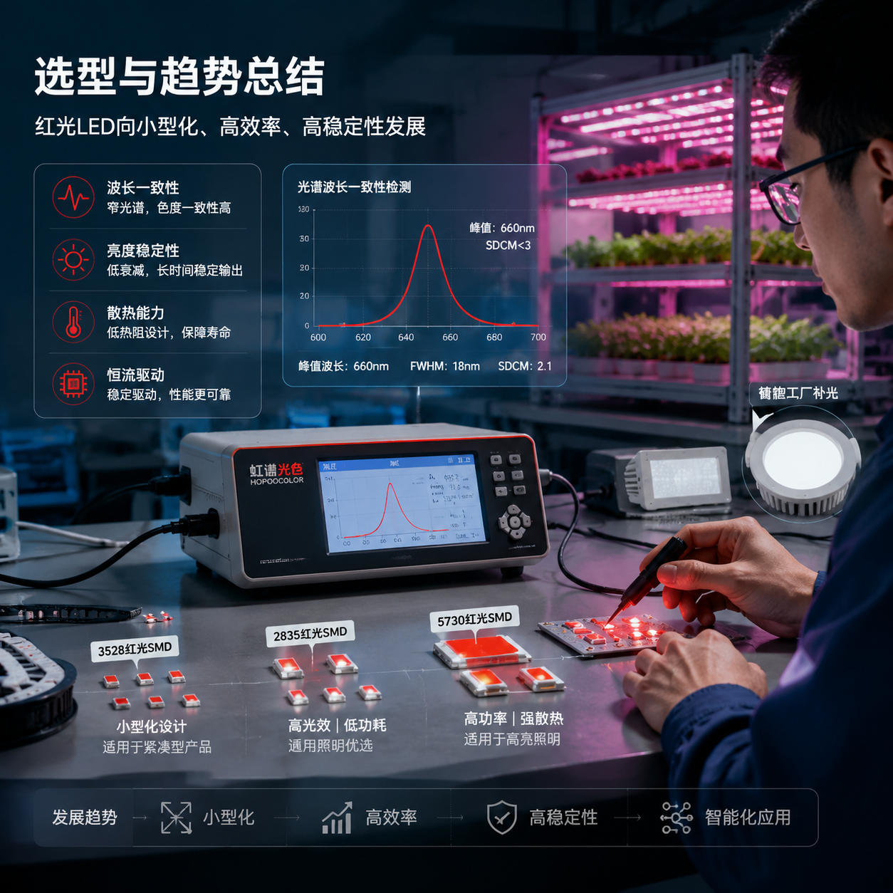红光 SMD 灯珠(参数与应用选型指南)