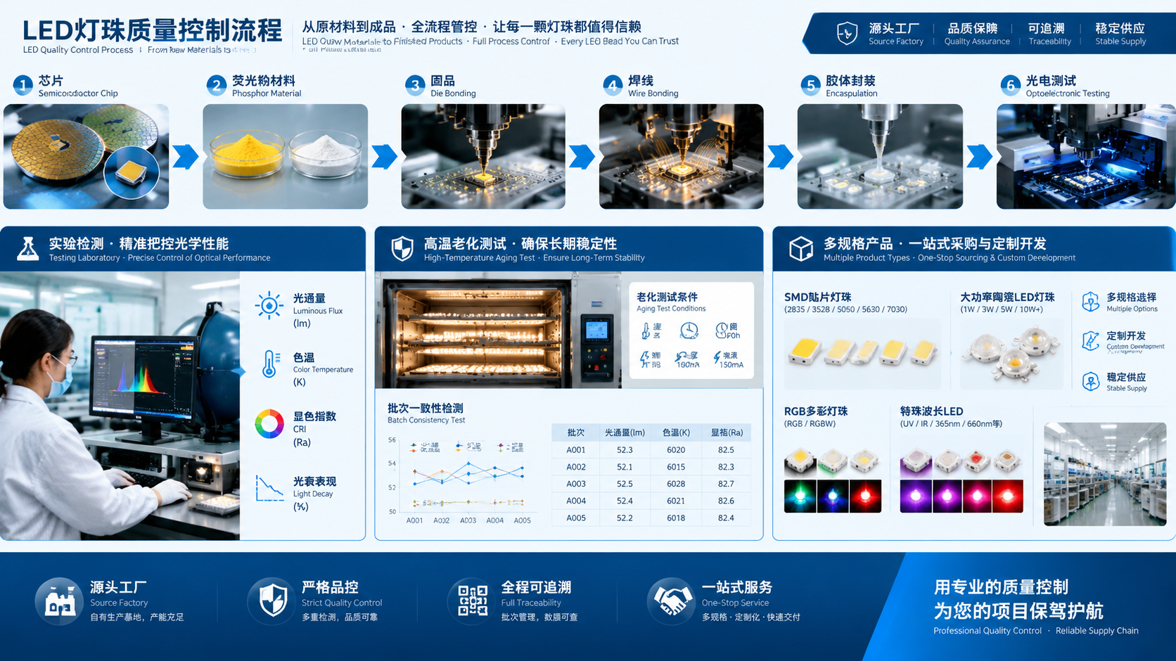 对标中之科技贴片灯珠源头工厂(LED贴片灯珠厂家选型指南)