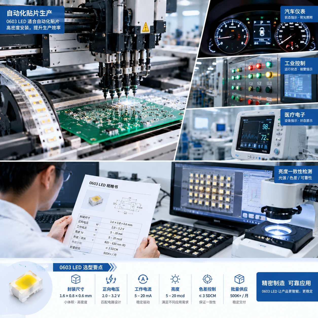 0603LED灯珠(参数选型与应用指南)