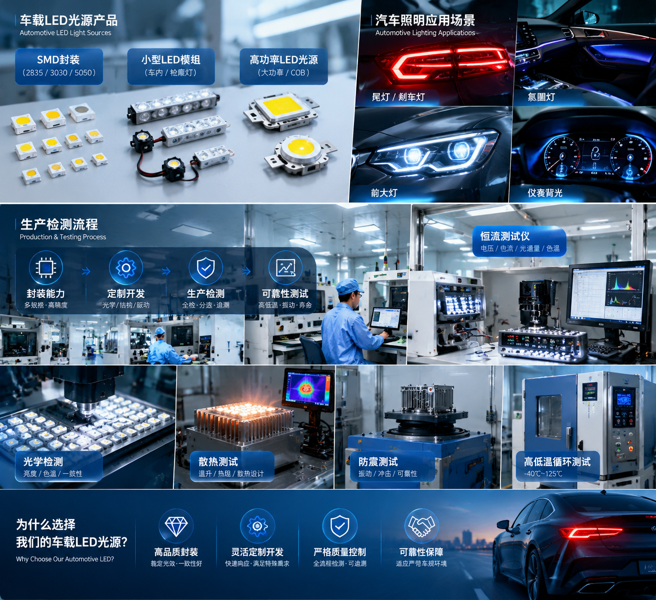 车载 LED 光源选型(汽车照明应用选择指南)