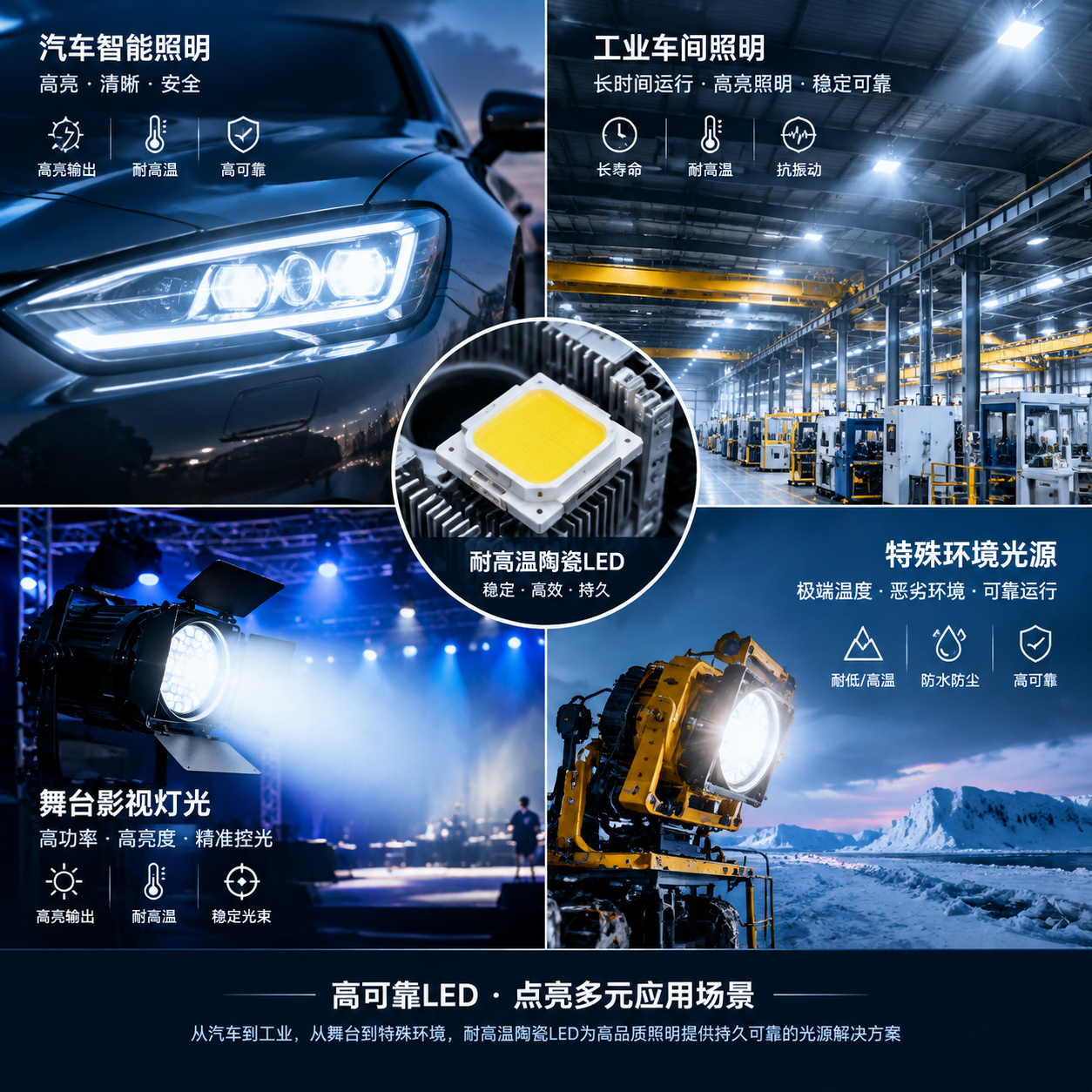 耐高温陶瓷LED(高可靠性光源应用指南)