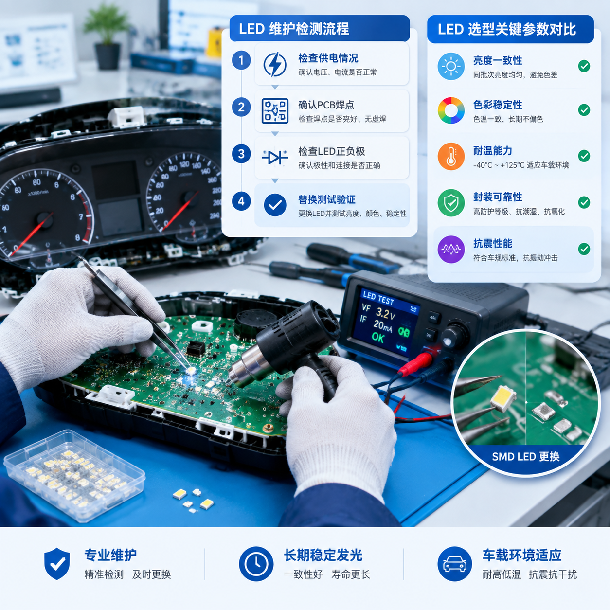 2121车载小灯珠(仪表盘灯光应用指南)