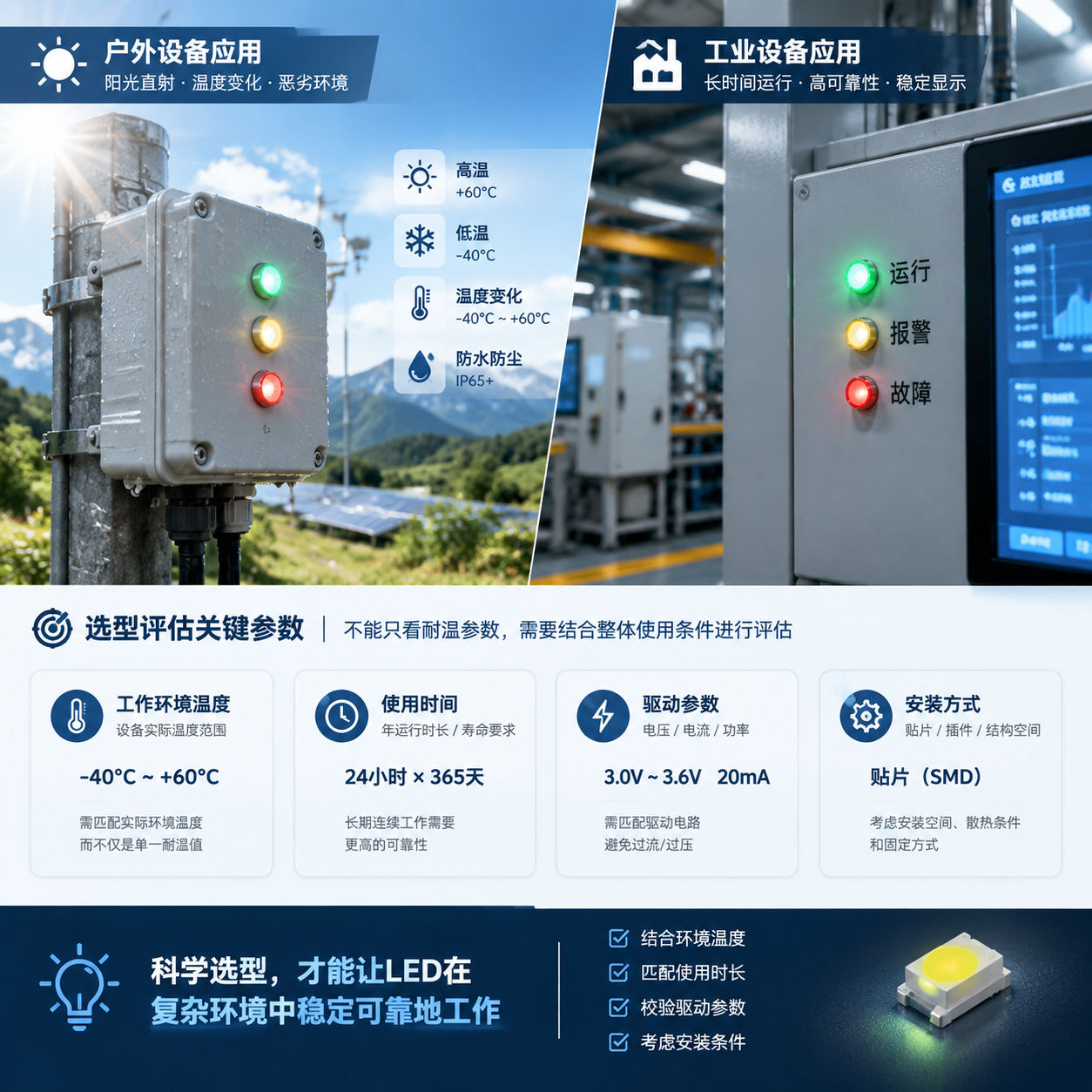 耐温单色 LED 灯珠(高温环境应用解析)