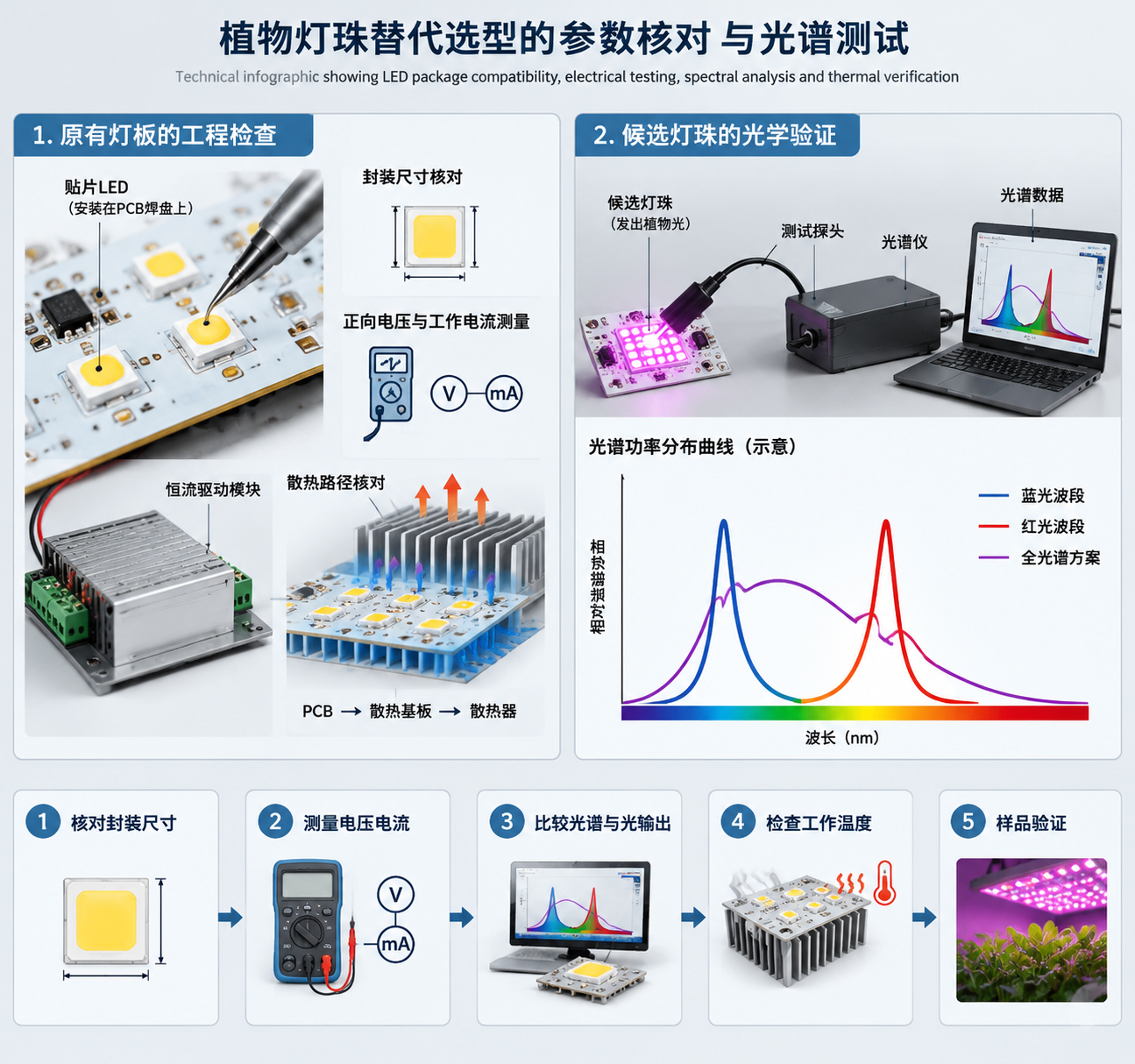 首尔 STW8Q14B 植物灯珠平替(参数对比与国产替代方案)