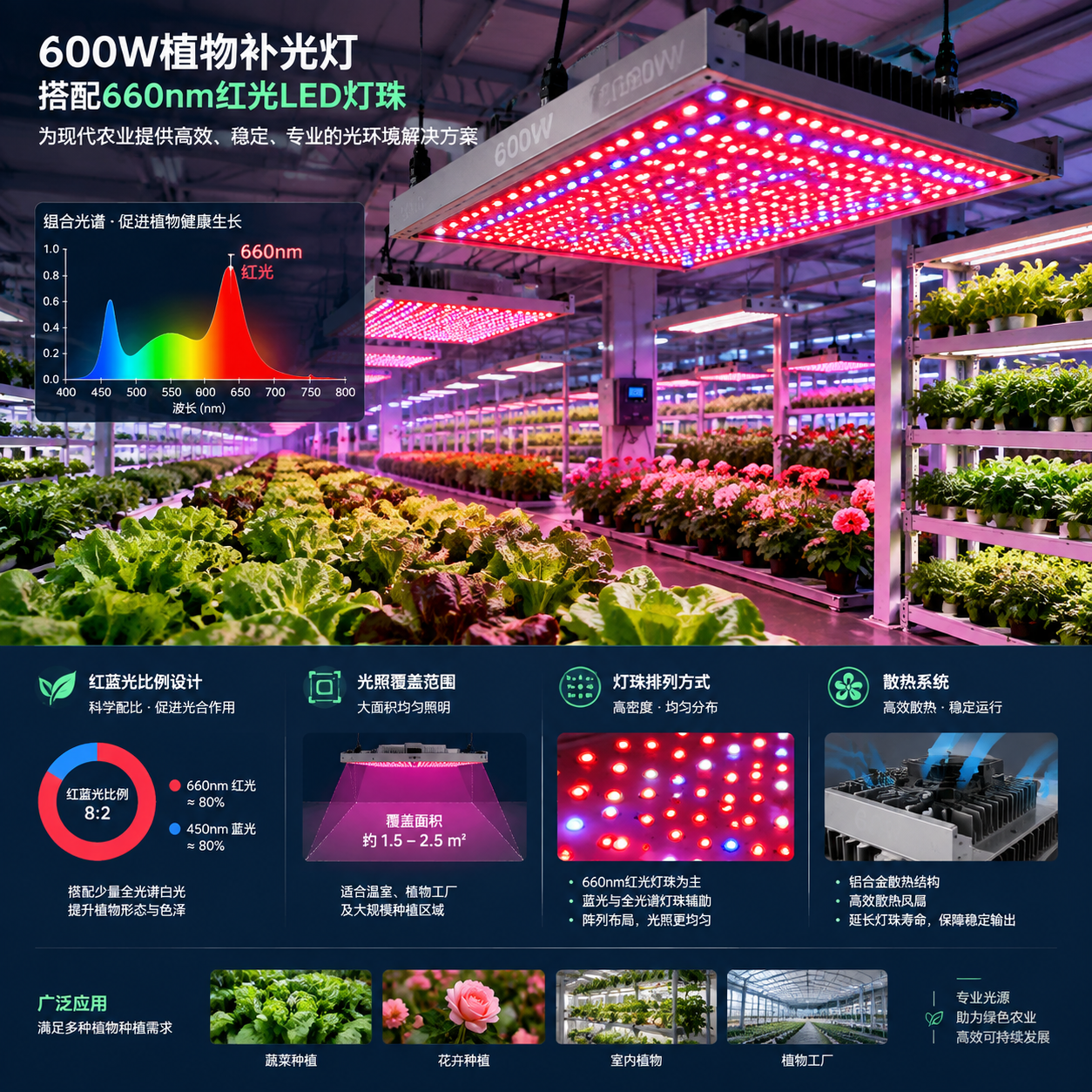 植物补光660nm红光LED灯珠(选型应用指南)