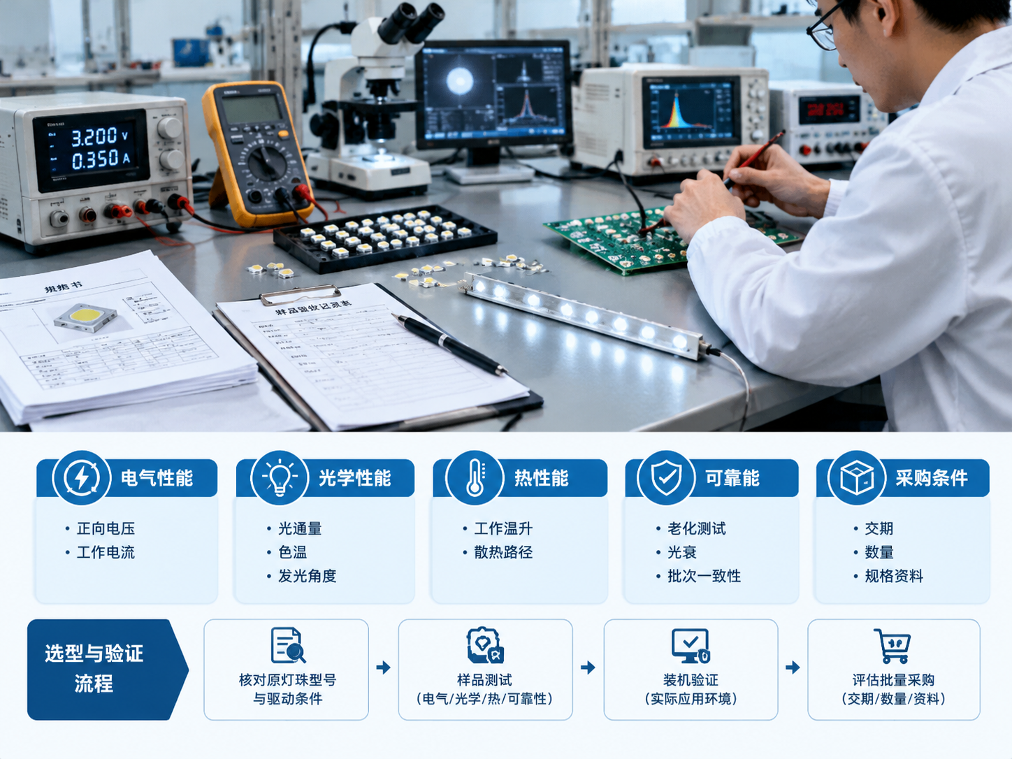 3030高压3V6V灯珠国产替代(电压匹配与选型指南)