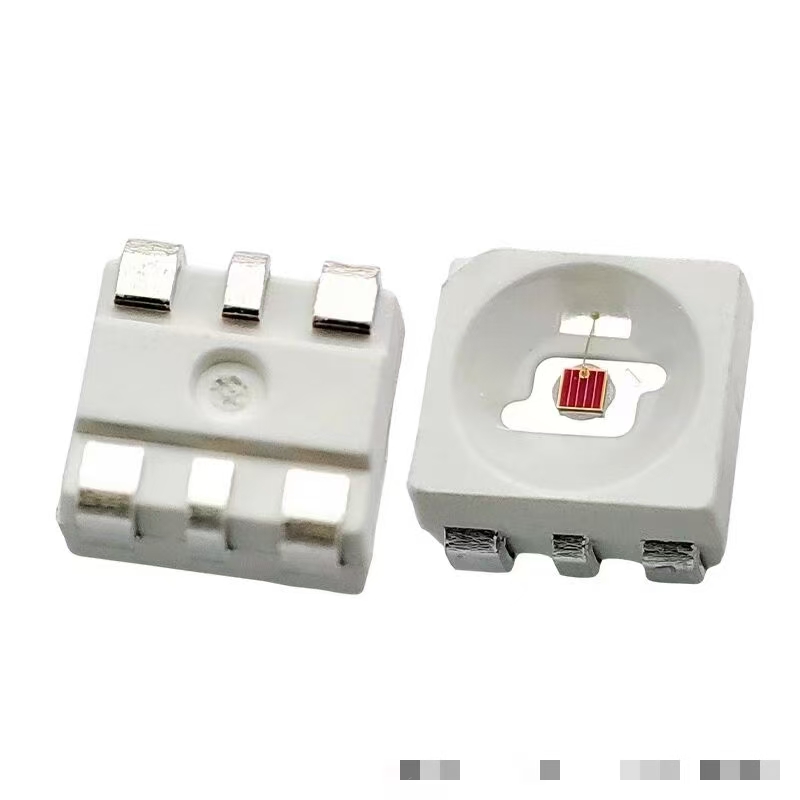 3433车灯光源灯珠 六脚共阴120°发光角