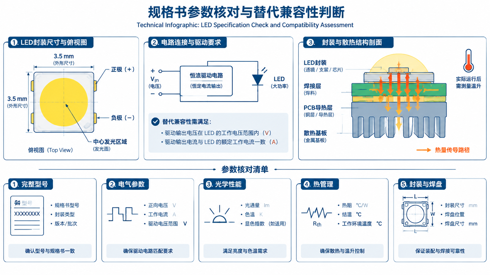 规格书参数核对与替代兼容性判断