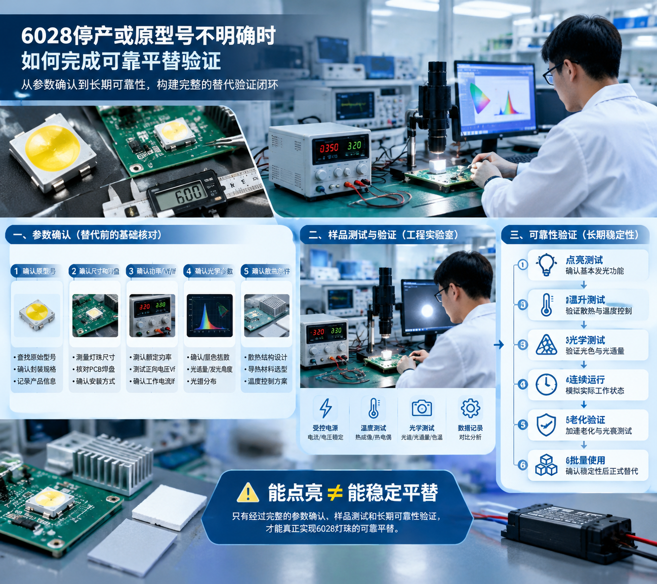 6028大功率LED灯珠平替(参数与选型指南)