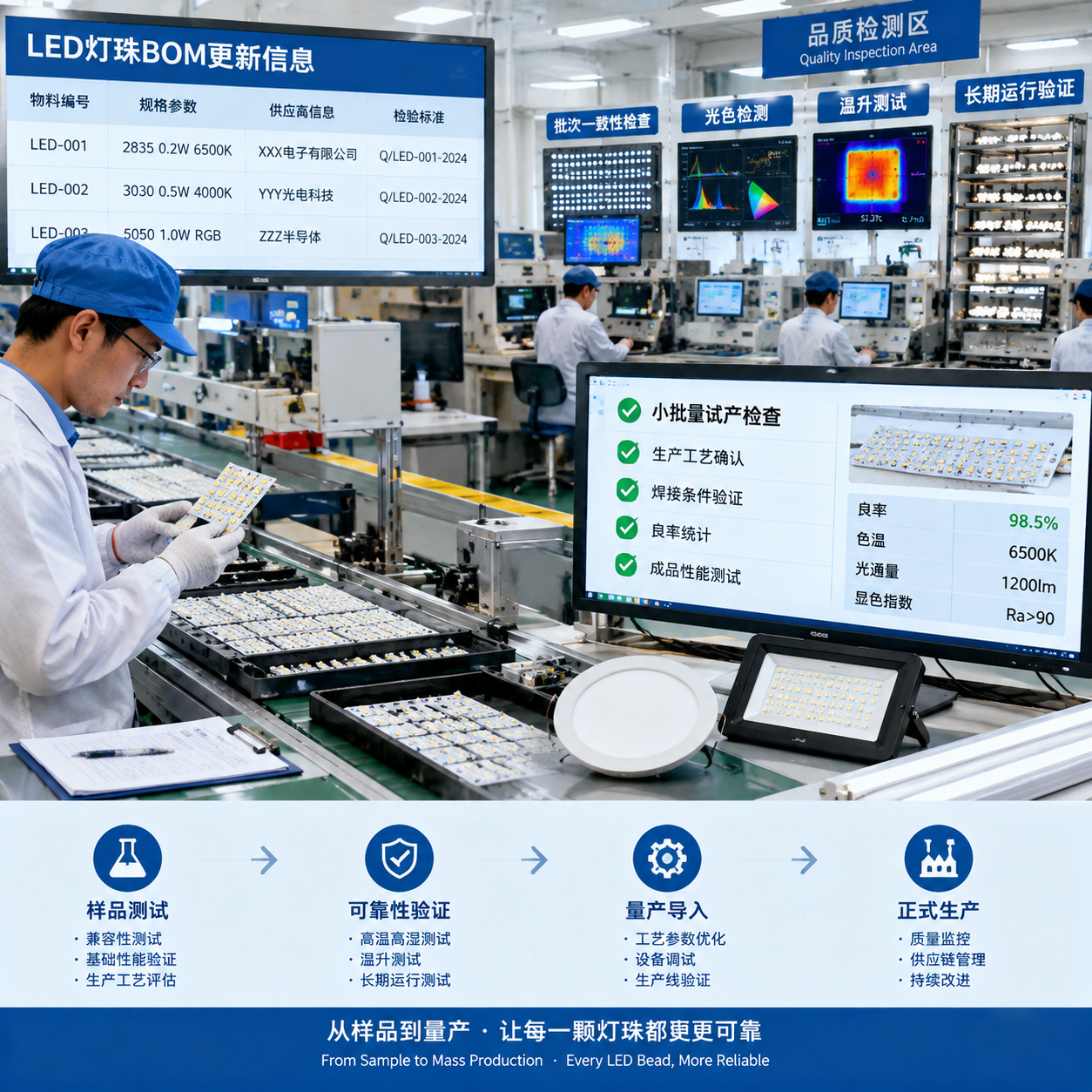 灯珠BOM变更技术资料(选型与验证指南)
