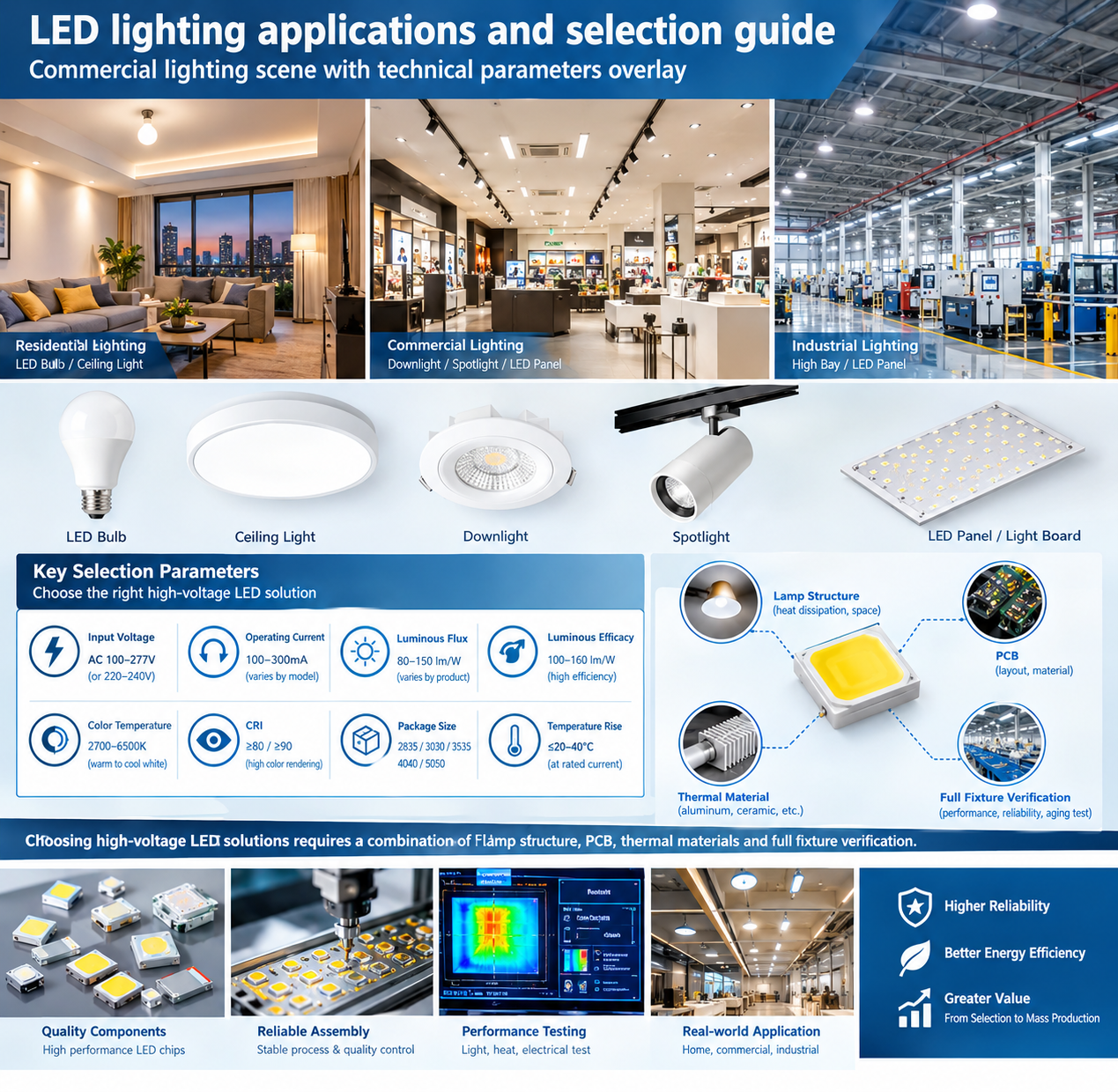 高压LED灯珠AC220V无驱动(高压交流光源应用解析)