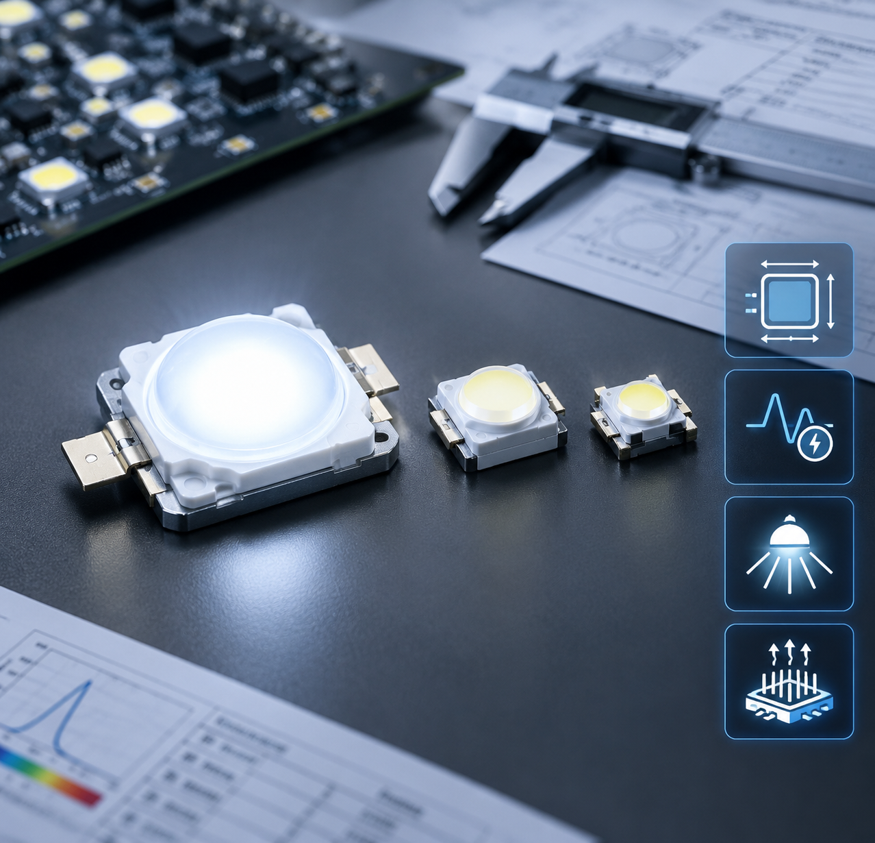 6727 LED灯珠替代品工业摄影图