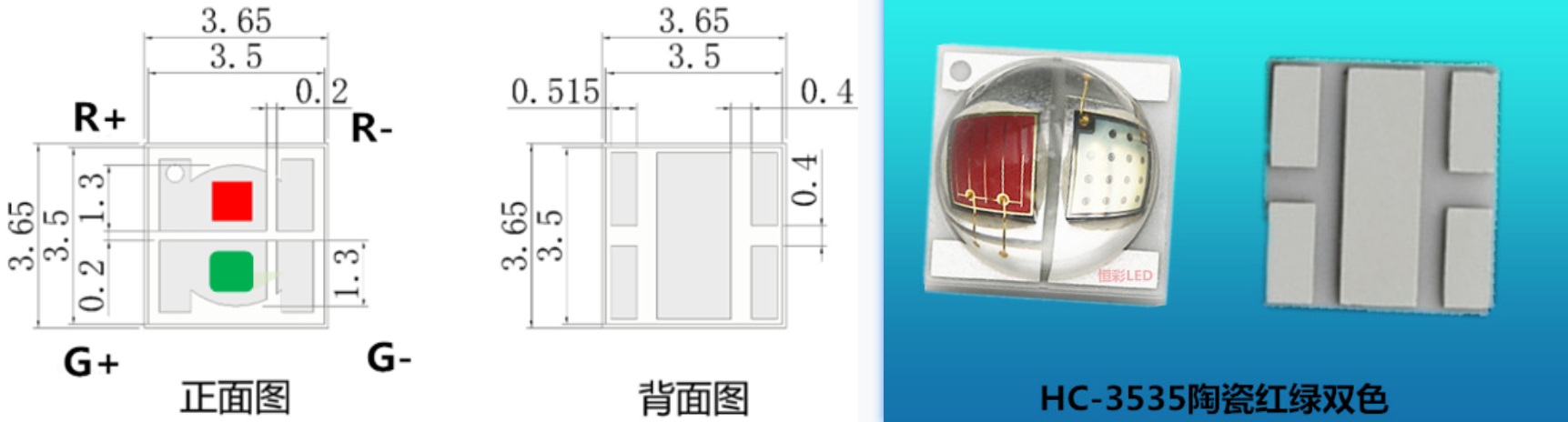 双芯3535灯珠介绍：特点、优势与应用全解析