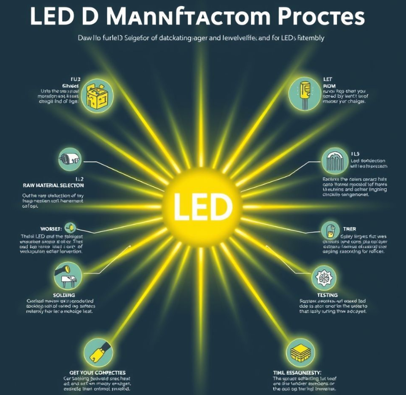 LED直插灯珠是怎么“诞生”的？一文看懂它的制造全流程！