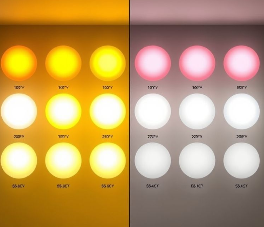 LED灯白光与暖白光的区别详解：色温选择完全指南