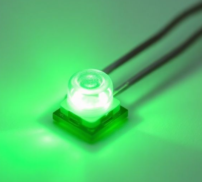 0805绿色led灯珠(小尺寸绿色LED应用)