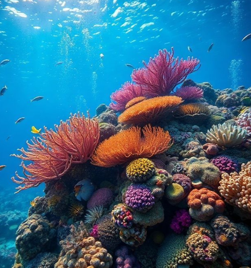 珊瑚灯绿色和红色灯珠(水族箱色彩搭配与应用)