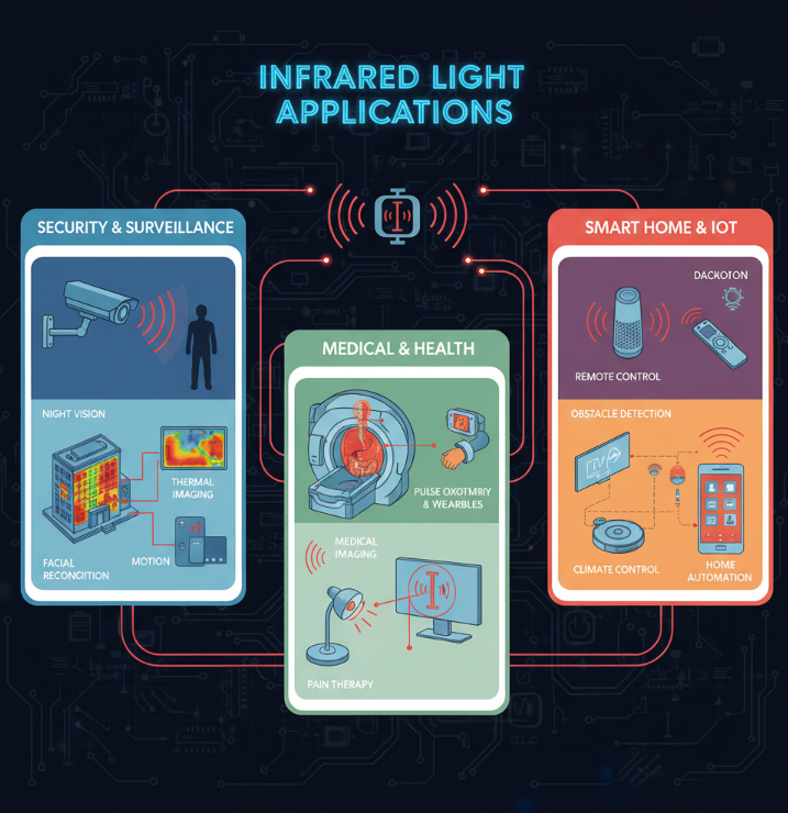 红外光源完全指南:技术参数、应用场景与采购建议(2025)