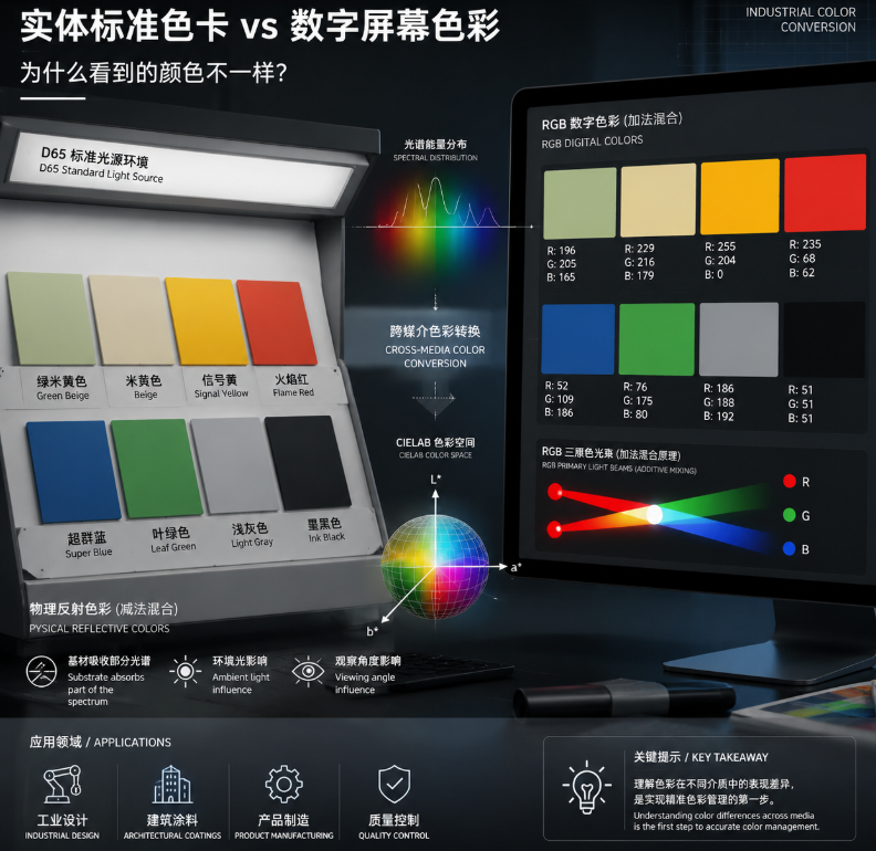 第一套劳尔色卡中文颜色RGBLab对照表(标准RGB与Lab值设计应用指南)